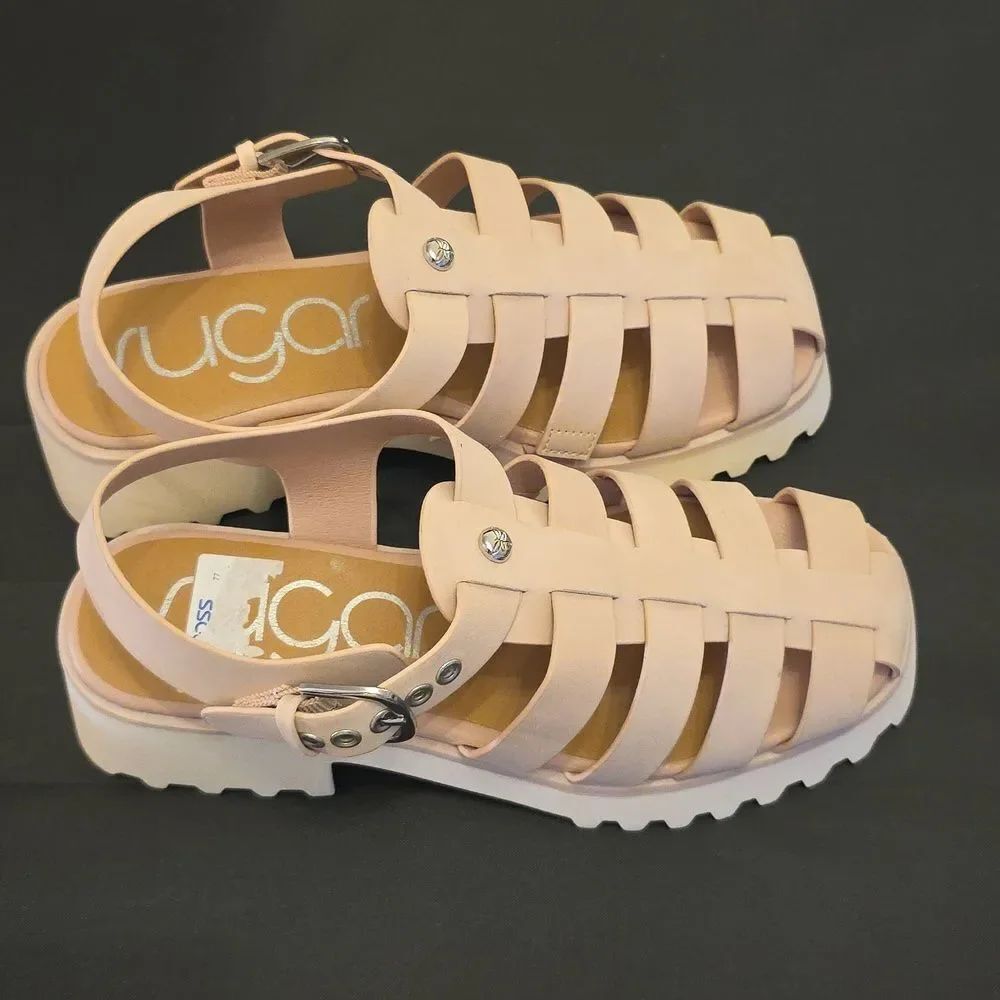 BRAND NEW SUGAR EVANGELINE BLOCK HEEL SANDAL - Picture 13 of 16